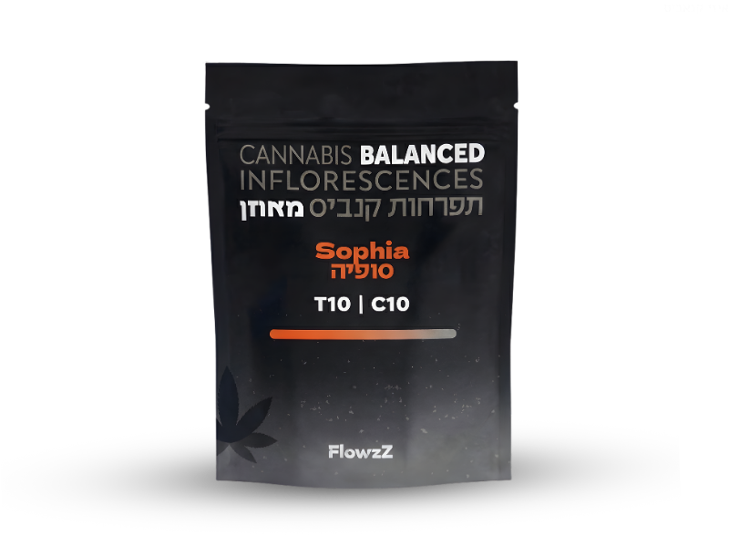 קנאביס רפואי תפרחת סופיה - T10/C10 - Sophia בזלת פארמה יום\לילה - היברידי