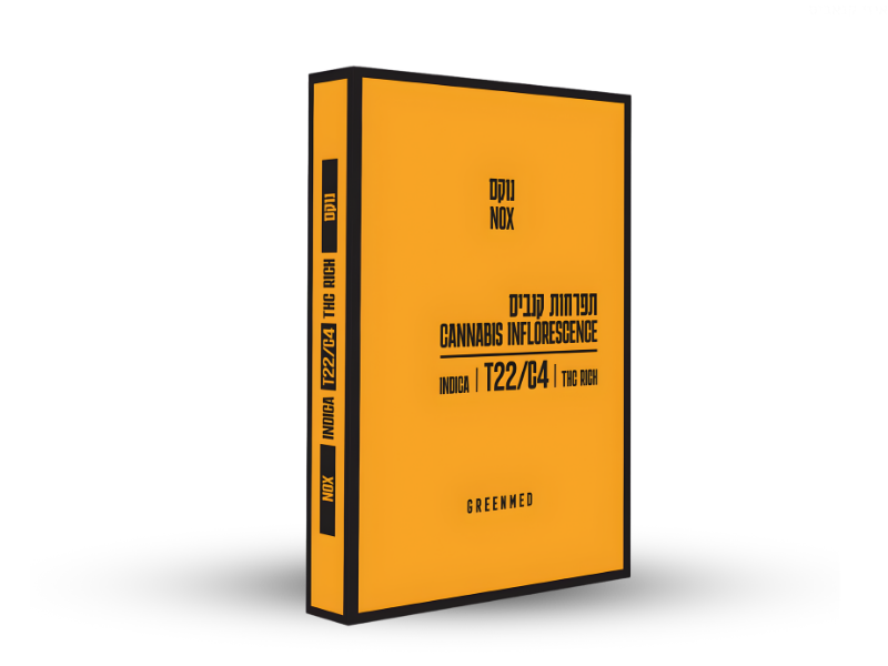 קנאביס רפואי תפרחת נוקס - T22/C4 - Nox גרינמד לילה - אינדיקה