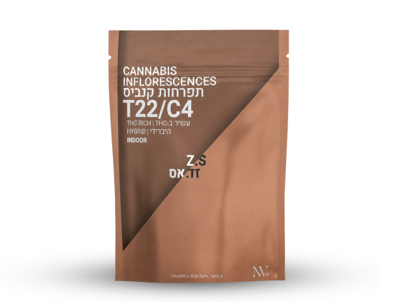קנאביס רפואי תפרחת זד.אס - T22/C4 - Z.S נובה קנאביס יום\לילה - היברידי