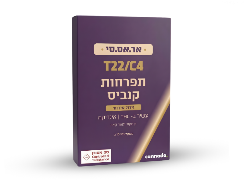 קנאביס רפואי תפרחת אר.אס.סי - T22/C4 - R.S.C טוגדר פארמה לילה - אינדיקה