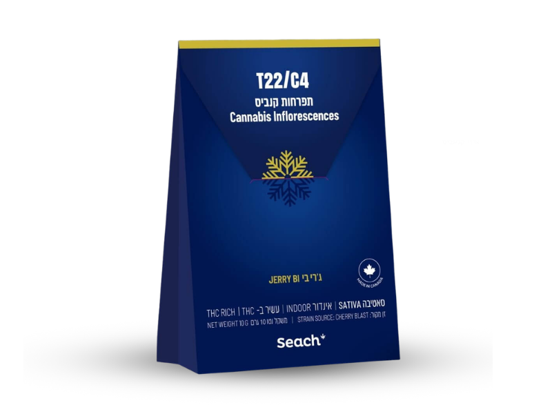 קנאביס רפואי תפרחת ג'רי בי - T22/C4 - Jerry Bi שיח יום - סאטיבה