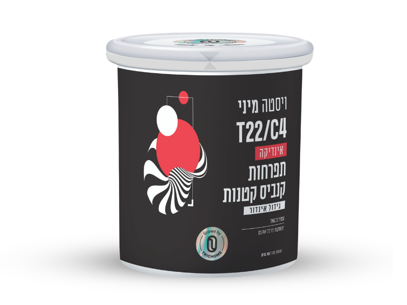קנאביס רפואי תפרחת ויסטה מיני - T22/C4 - Vista Mini טריכום לילה - אינדיקה