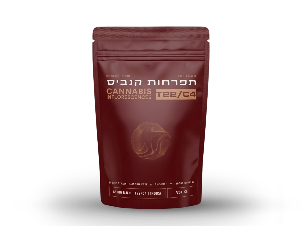 קנאביס רפואי תפרחת אסטרו אר.אן.בי - T22/C4 - Astro R.N.B טוגדר פארמה יום\לילה - היברידי