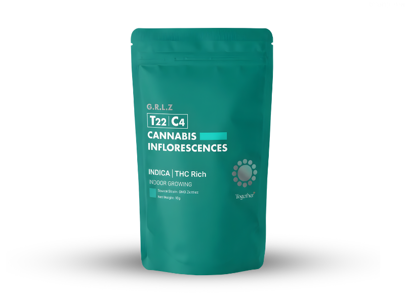 קנאביס רפואי תפרחת ג'י.אר.אל.זי - T22/C4 - G.R.L.Z טוגדר פארמה לילה - אינדיקה