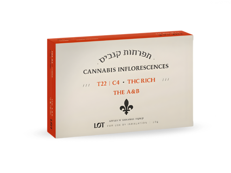 קנאביס רפואי תפרחת דה איי&בי - T22/C4 - The A&B איי.אמ.סי יום\לילה - היברידי