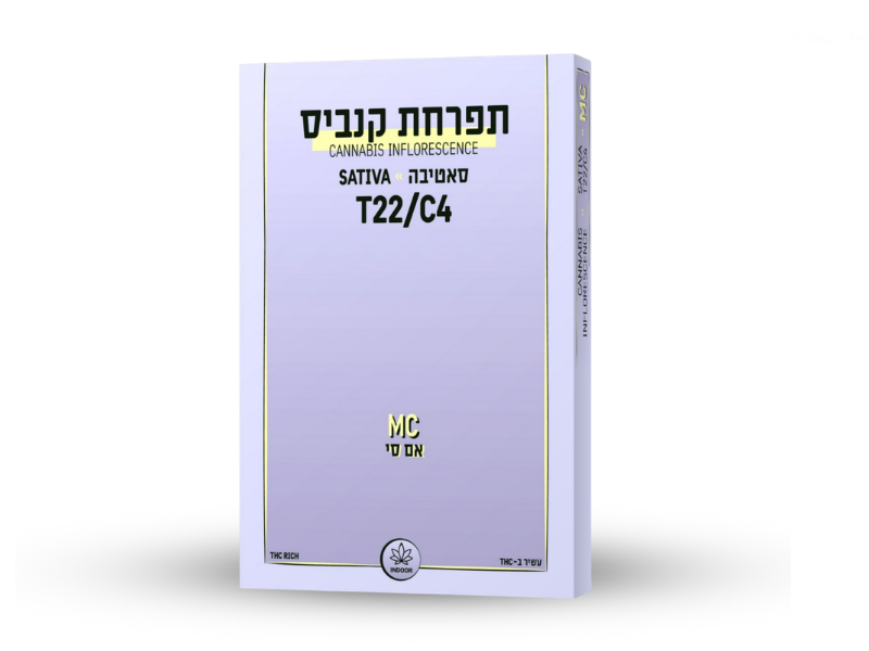 קנאביס רפואי תפרחת אם סי - T22/C4 - MC קנטק יום - סאטיבה