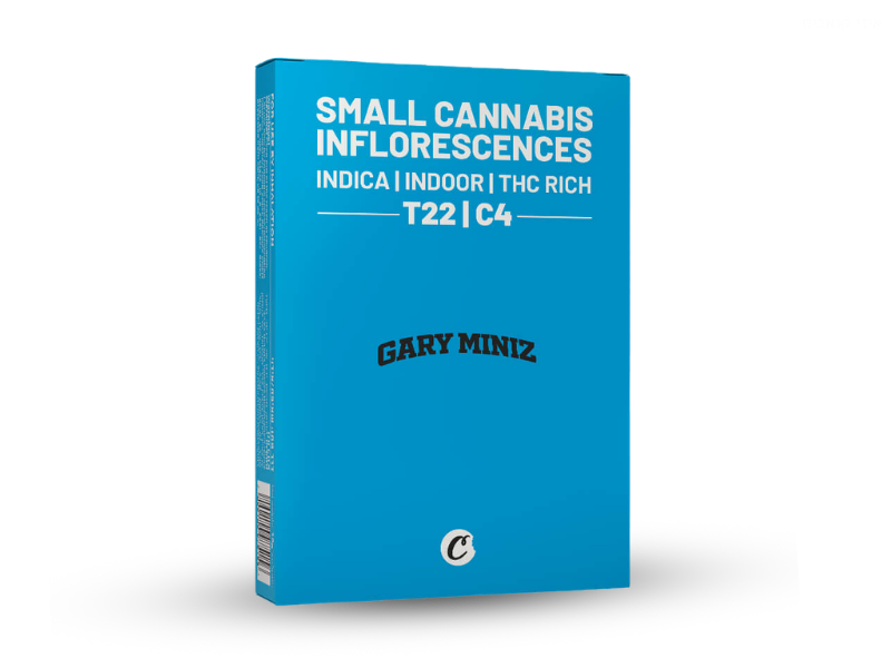 קנאביס רפואי תפרחת גארי מיניז - T22/C4 - Gary Miniz קנדוק לילה - אינדיקה