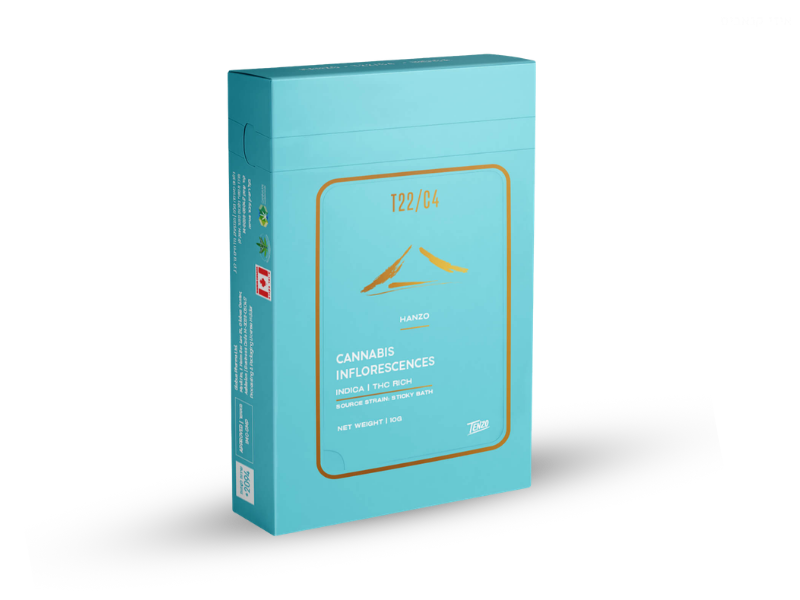 קנאביס רפואי תפרחת האנזו - T22/C4 - HANZO טוגדר פארמה לילה - אינדיקה