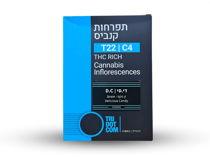 קנאביס רפואי תפרחת די.סי - T22/C4 - D.C קנדוק יום\לילה - היברידי
