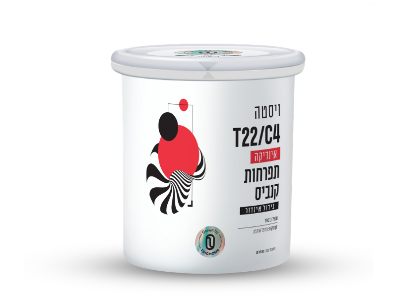 קנאביס רפואי פחית תפרחת ויסטה - T22/C4 - Vista טריכום לילה - אינדיקה