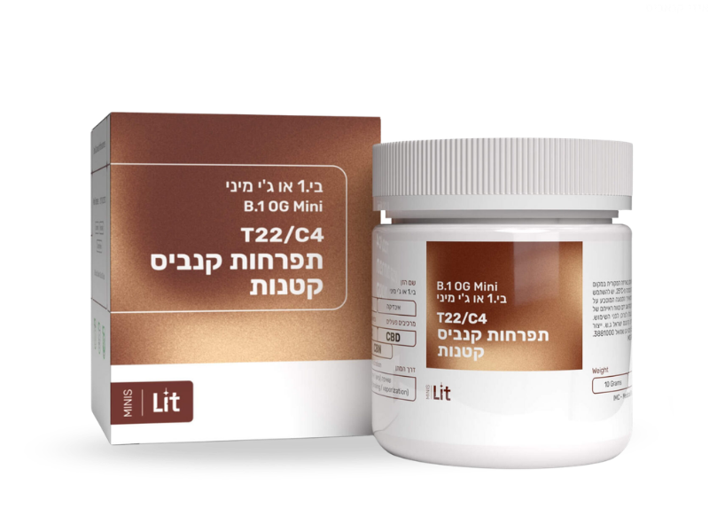 קנאביס רפואי תפרחת בי.1 או ג'י מיני - T22/C4 - B.1 OG Mini קרונוס לילה - אינדיקה