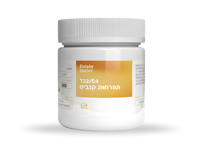 קנאביס רפואי תפרחת דולאטו - T22/C4 - DO.LATO פיס נטורלס יום\לילה - היברידי
