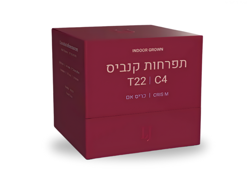 קנאביס רפואי תפרחת כריס אם - T22/C4 - Cris M פיס נטורלס לילה - אינדיקה