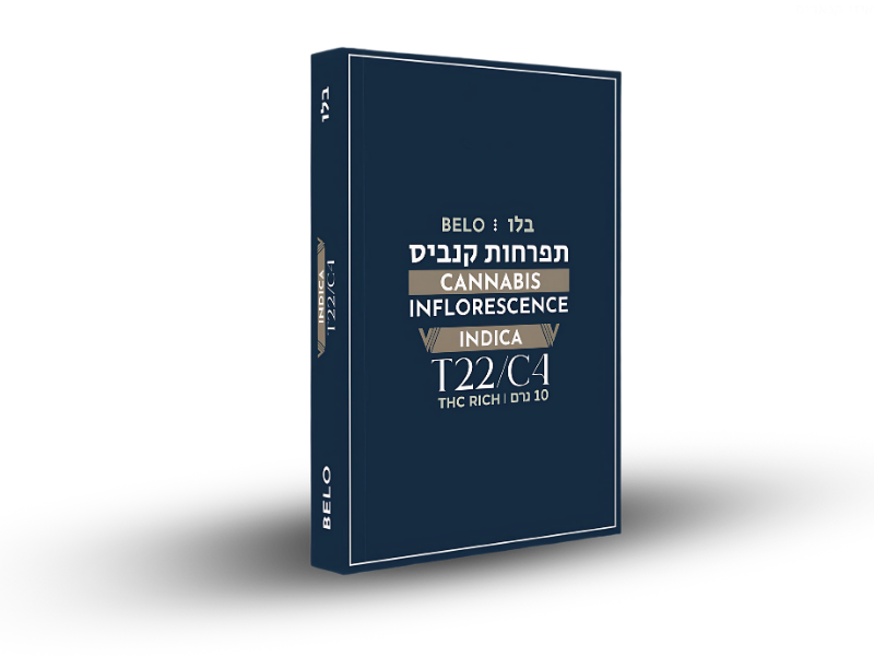 קנאביס רפואי תפרחת בלו - T22/C4 - Belo גרינמד לילה - אינדיקה