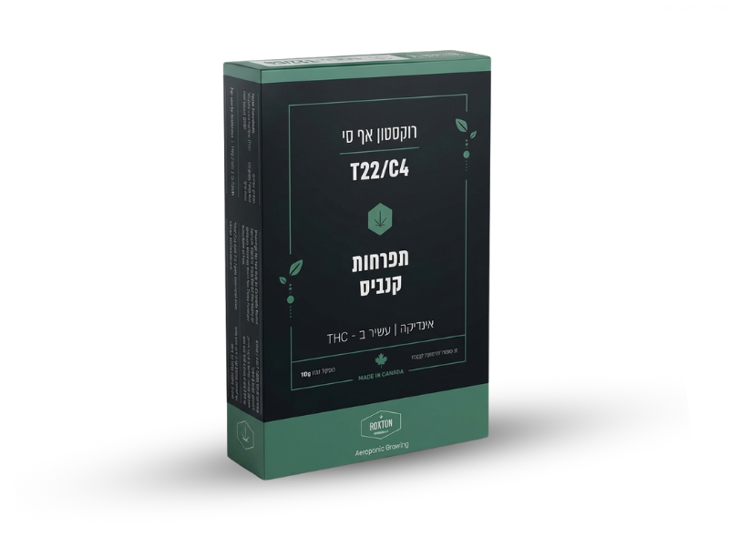 קנאביס רפואי תפרחת רוקסטון אף סי - T22/C4 - ROXTAN FC טוגדר פארמה לילה - אינדיקה
