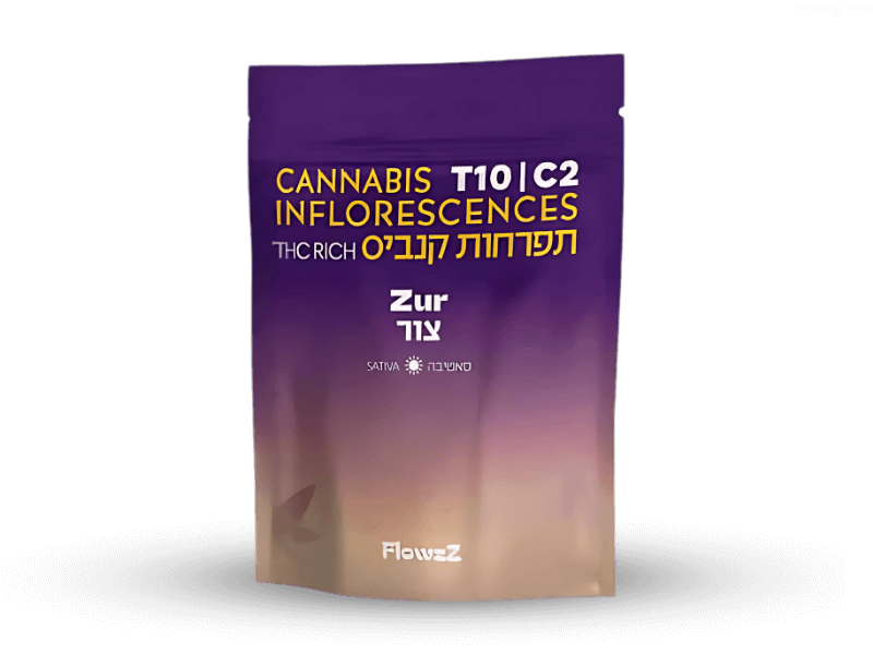 קנאביס רפואי תפרחת צור - T10/C2 - Zur בזלת פארמה יום - סאטיבה