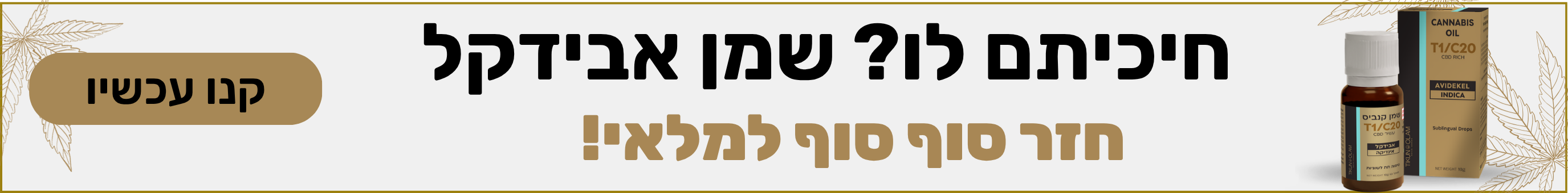 תיקון עולם - שמן אבידקל