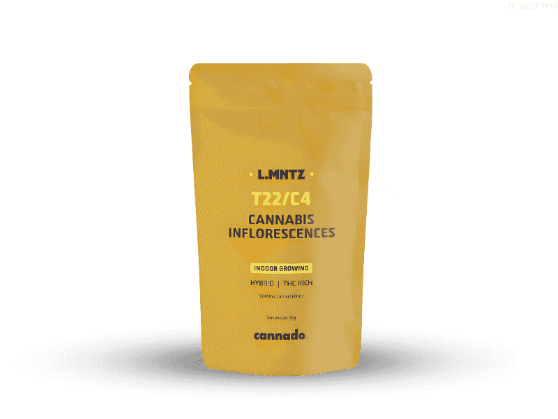 קנאביס רפואי תפרחת ל.מנטז  - T22/C4 - L.MNTZ טוגדר פארמה יום\לילה - היברידי