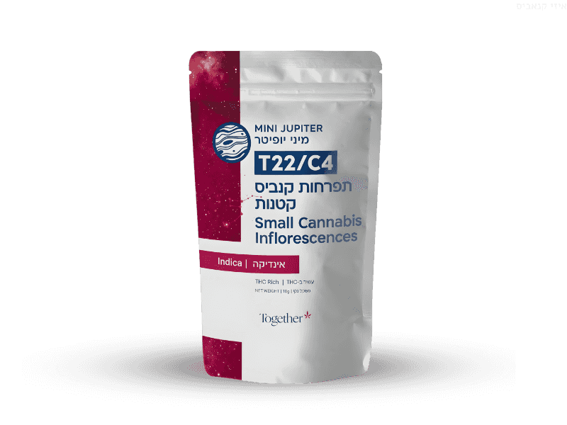 קנאביס רפואי תפרחת יופיטר מיני - T22/C4 - Jupiter Mini טוגדר פארמה לילה - אינדיקה