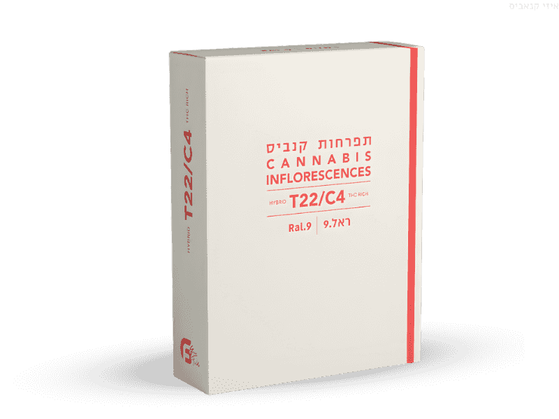 קנאביס רפואי תפרחת ראל.9 - T22/C4 - RAL.9 גרין פילדס יום\לילה - היברידי