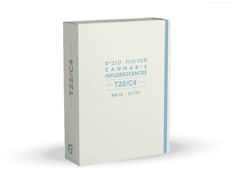קנאביס רפואי תפרחת ראל.12 - T22/C4 - RAL.12 גרין פילדס לילה - אינדיקה