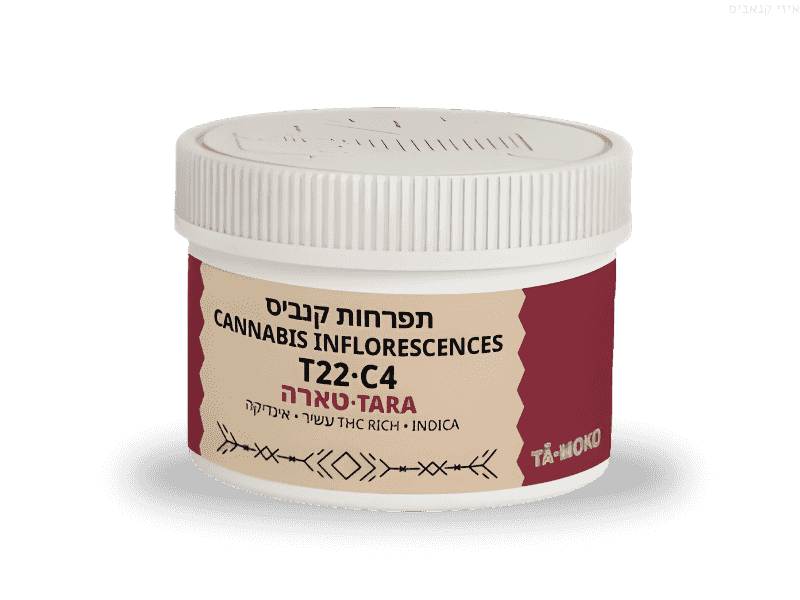 קנאביס רפואי תפרחת טארה - T22/C4 - Tara בזלת פארמה לילה - אינדיקה