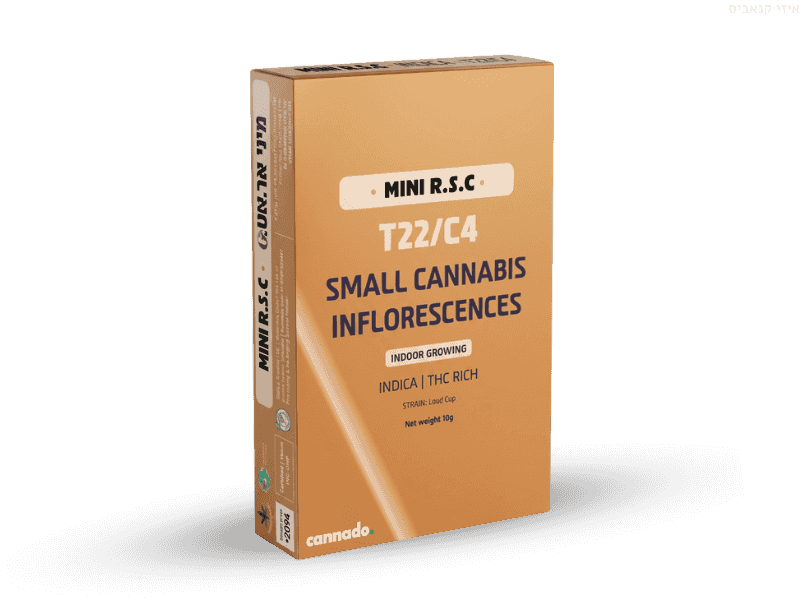 קנאביס רפואי תפרחת אר.אס.סי מיני - T22/C4 - R.S.C Mini טוגדר פארמה לילה - אינדיקה