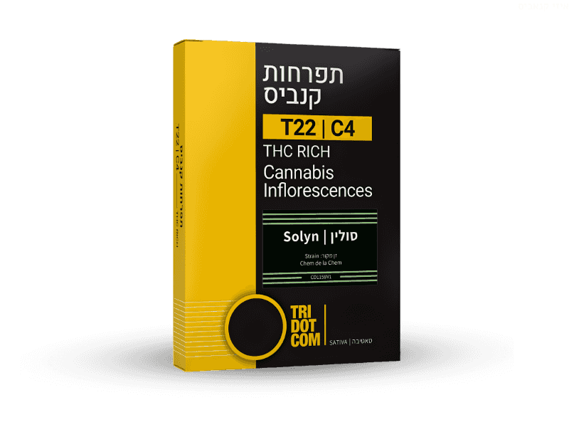 קנאביס רפואי תפרחת סולין - T22/C4 - Solyn קנדוק יום - סאטיבה