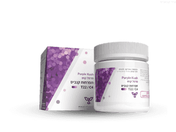 תפרחת פרפל קוש - T22/C4 - Purple Kush