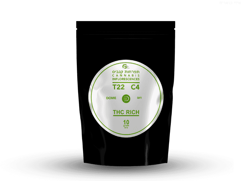 קנאביס רפואי תפרחת דום - T22/C4 - DOME גרין פילדס יום - סאטיבה