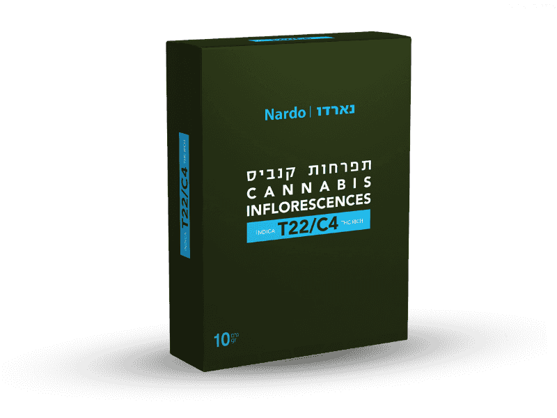 קנאביס רפואי תפרחת נארדו - T22/C4 - Nardo גרין פילדס לילה - אינדיקה