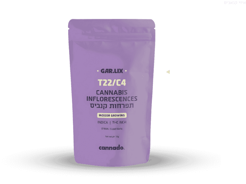 קנאביס רפואי תפרחת גר.ליקס - T22/C4 - Gar.Lix טוגדר פארמה לילה - אינדיקה