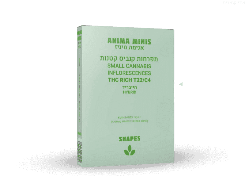 קנאביס רפואי תפרחת אנימה מיני - T22/C4 - Anima Mini קנדוק יום\לילה - היברידי