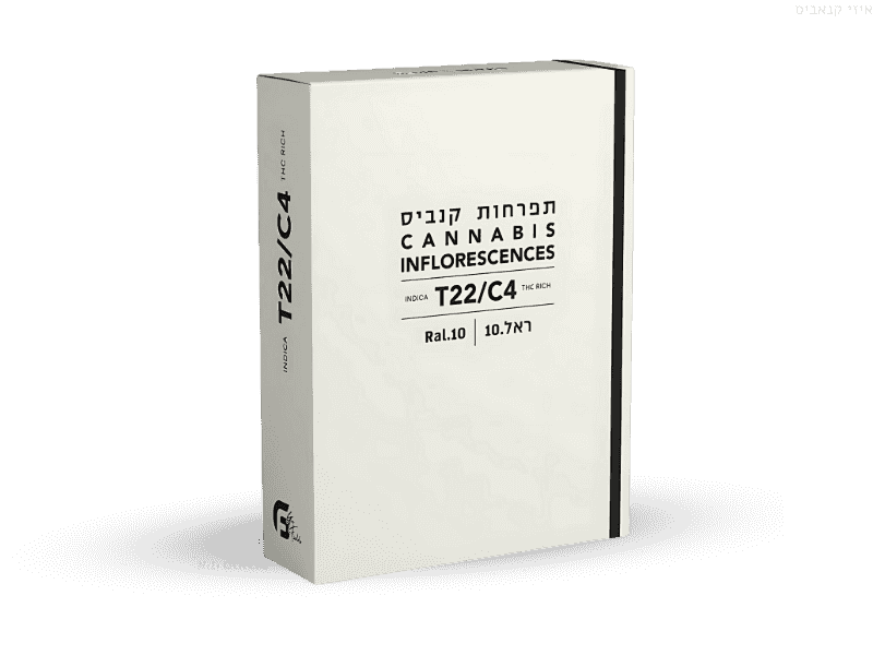 קנאביס רפואי תפרחת ראל.10 - T22/C4 - RAL.10 גרין פילדס לילה - אינדיקה