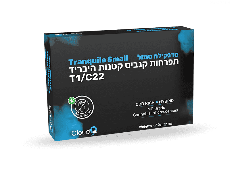 קנאביס רפואי תפרחת טרנקילה סמול - T1/C22 - Tranquila Small גרינקום יום\לילה - היברידי