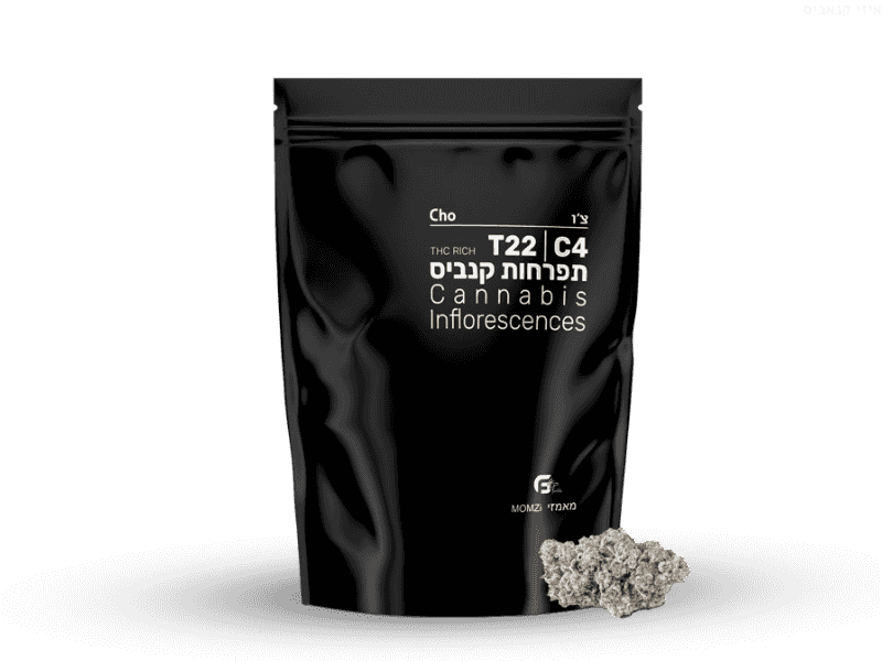 קנאביס רפואי תפרחת צ'ו - T22/C4 - Cho גרין פילדס יום\לילה - היברידי
