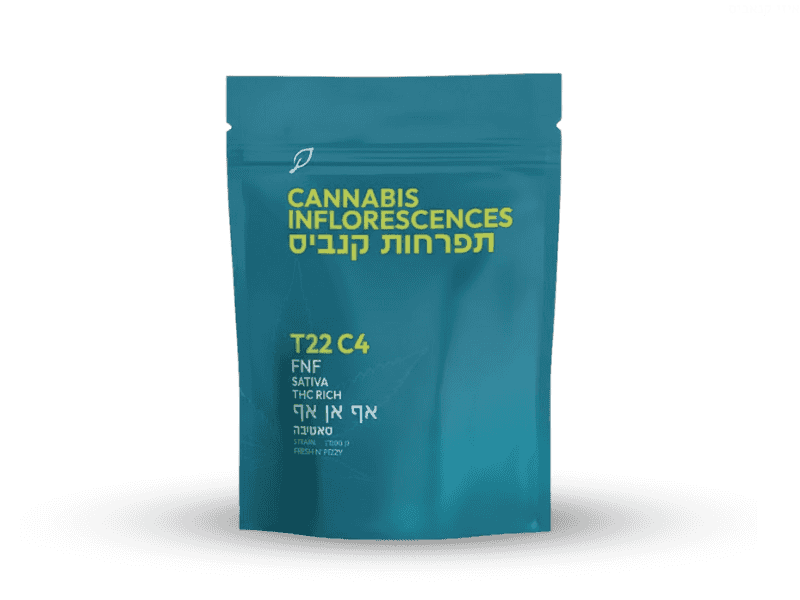 קנאביס רפואי תפרחת אף.אן.אף - T22/C4 - FNF בזלת פארמה יום - סאטיבה
