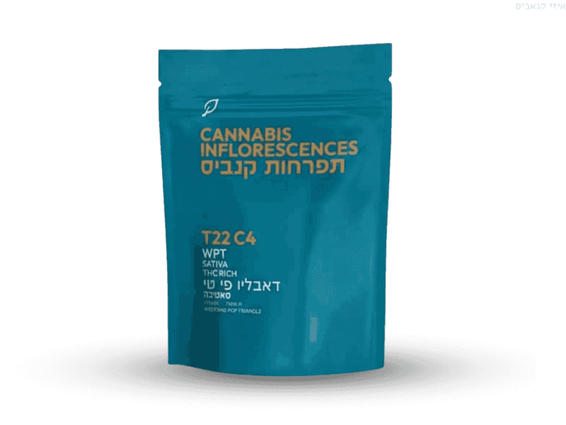 קנאביס רפואי תפרחת דאבליו.פי.טי - T22/C4 - WPT בזלת פארמה יום - סאטיבה