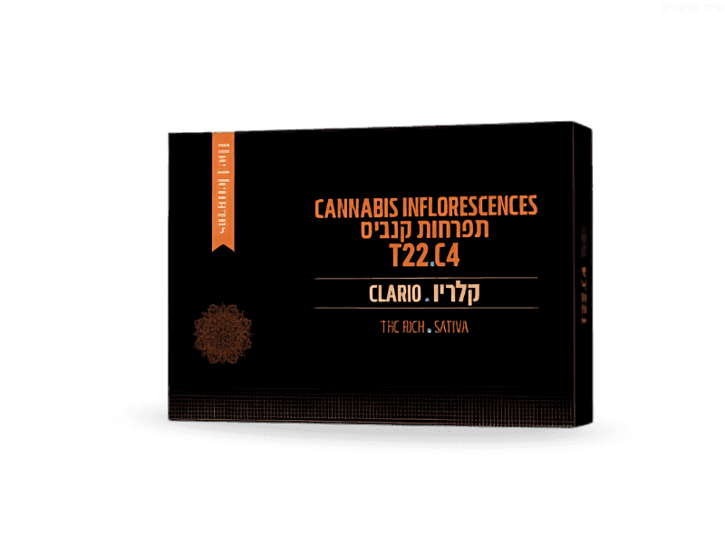 קנאביס רפואי תפרחת קלאריו - T22/C4 - Clario בזלת פארמה יום - סאטיבה