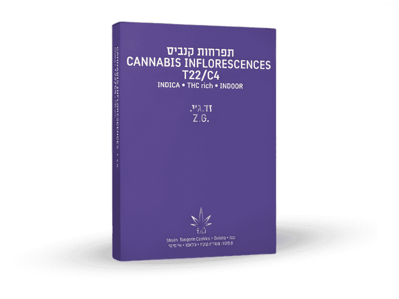 קנאביס רפואי תפרחת זד.ג'י.  - T22/C4 - Z.G. טרו ג'נטיקס איי.אל לילה - אינדיקה