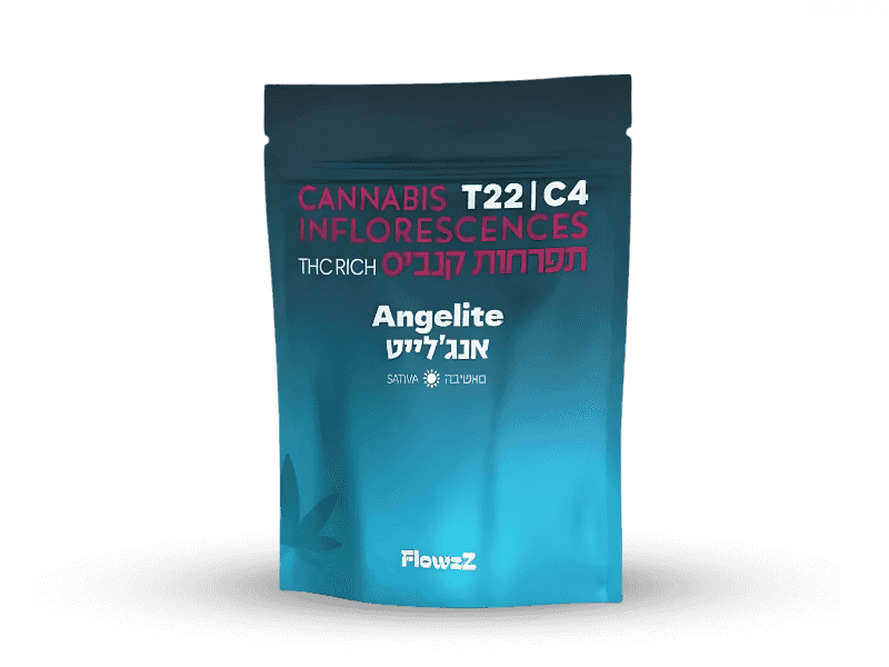 קנאביס רפואי תפרחת אנג'לייט - T22/C4 - Angelite בזלת פארמה יום - סאטיבה