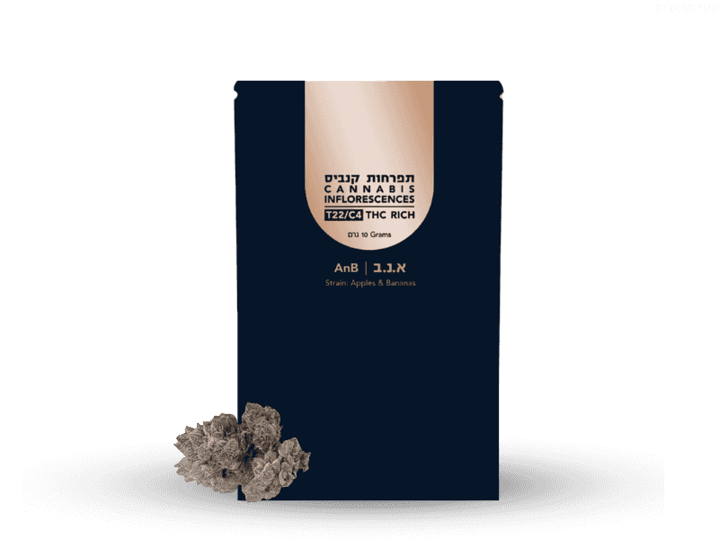 קנאביס רפואי תפרחת א.נ.ב  - T22/C4 - ANB גרין פילדס לילה - אינדיקה