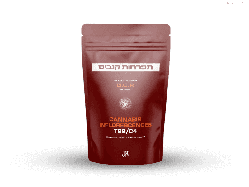 קנאביס רפואי תפרחת בי.סי.אר - T22/C4 - B.C.R טוגדר פארמה לילה - אינדיקה