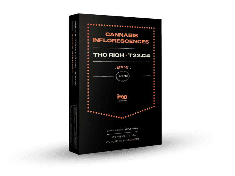 קנאביס רפואי תפרחת רד אמ.טי - T22/C4 - Red MT איי.אמ.סי יום\לילה - היברידי