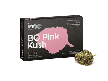 תפרחת בי.סי פינק קוש - T20/C4 - BC Pink Kush