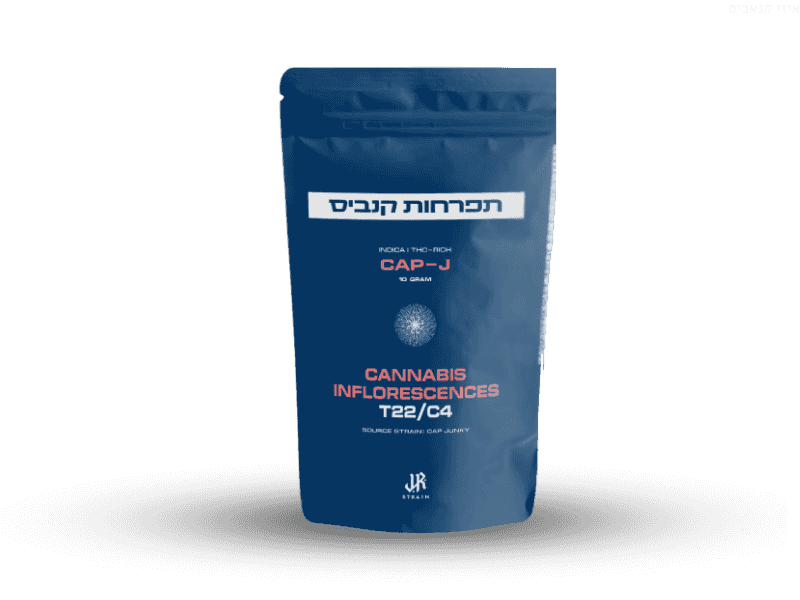 קנאביס רפואי תפרחת קאפ-ג'יי - T22/C4 - Cap-J טוגדר פארמה לילה - אינדיקה