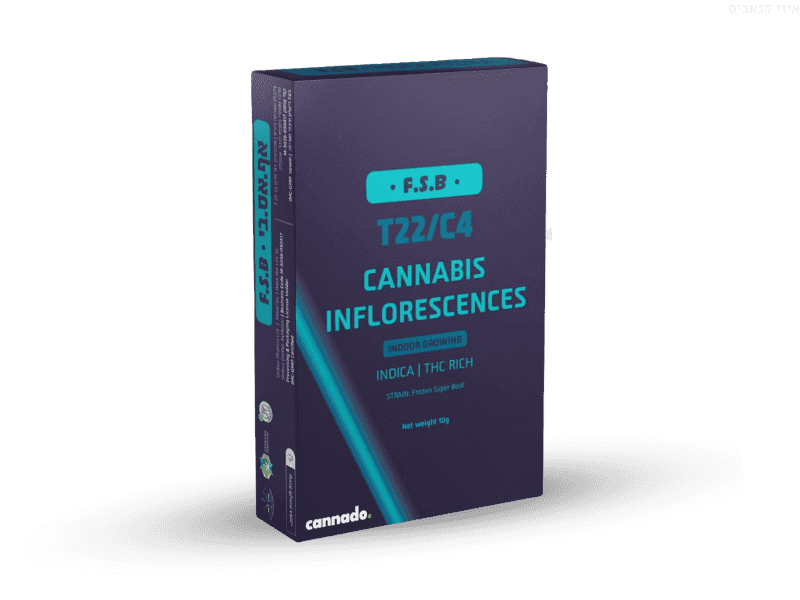 קנאביס רפואי תפרחת אף.אס.בי - T22/C4 - F.S.B טוגדר פארמה לילה - אינדיקה