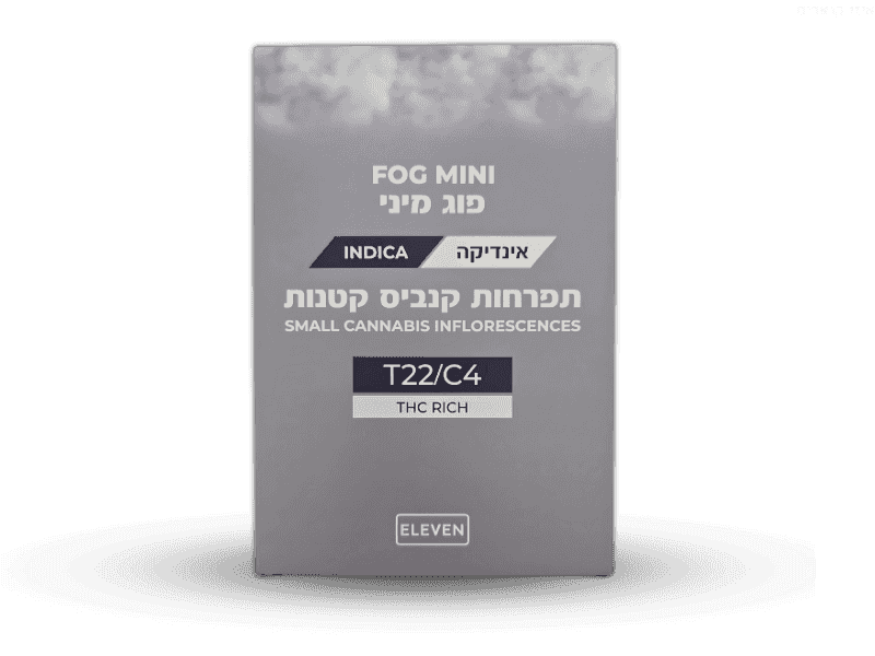 קנאביס רפואי תפרחת פוג מיני - T22/C4 - Fog Mini גרינמד לילה - אינדיקה