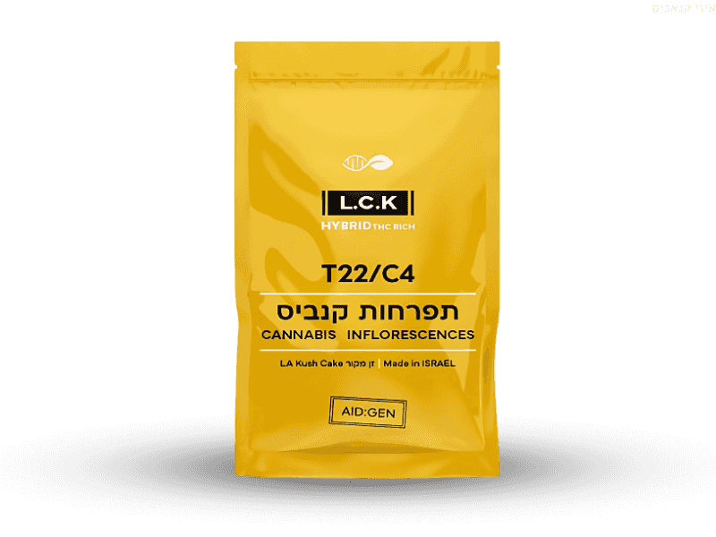קנאביס רפואי תפרחת אל.סי.קיי - T22/C4 - L.C.K מדיקן איקס יום\לילה - היברידי