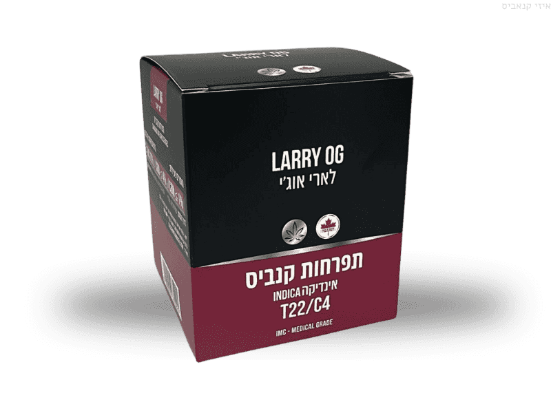 קנאביס רפואי תפרחת לארי אוג'י - T22/C4 - Larry OG גרין האוס לילה - אינדיקה